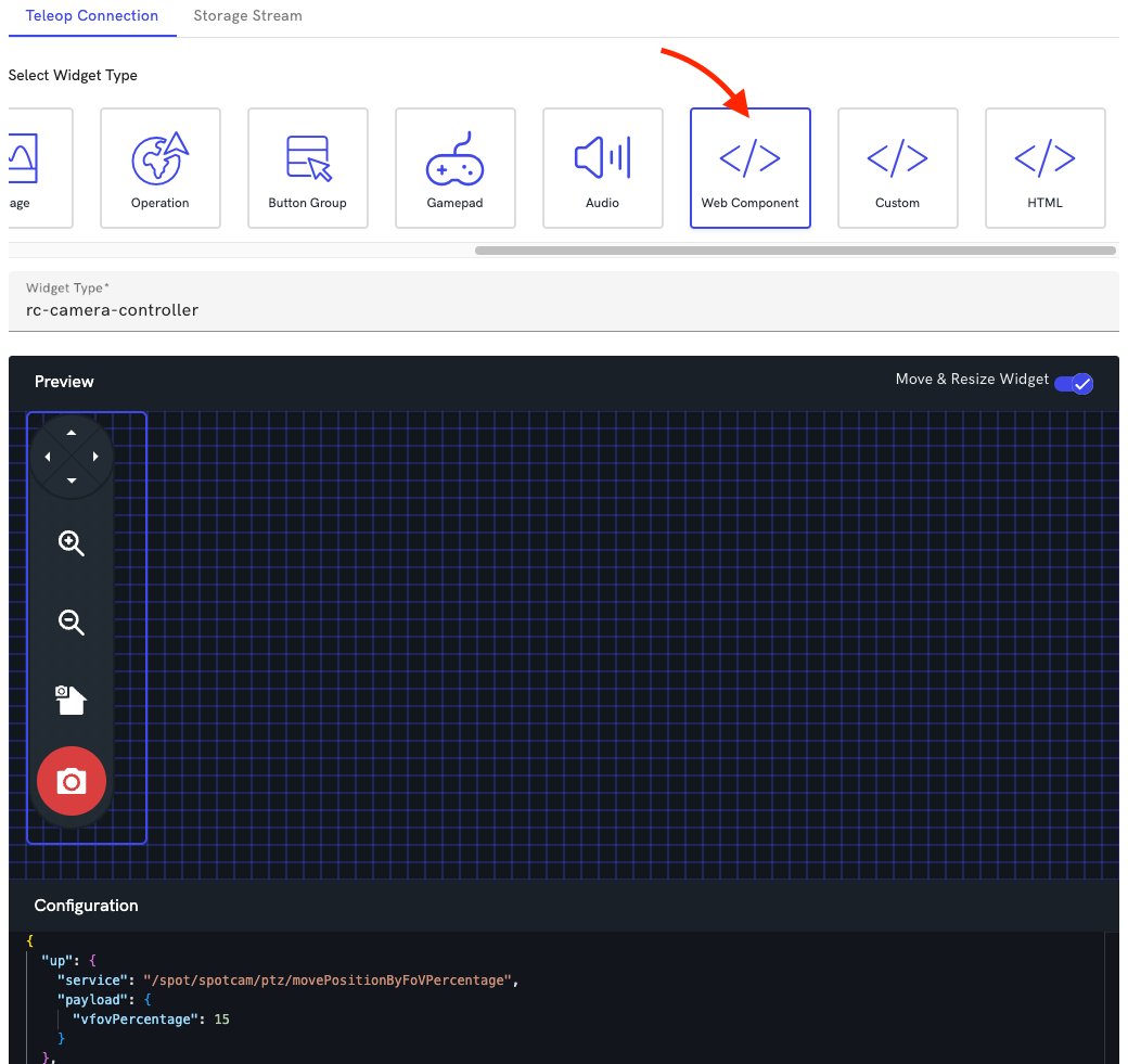 Web Component Widget